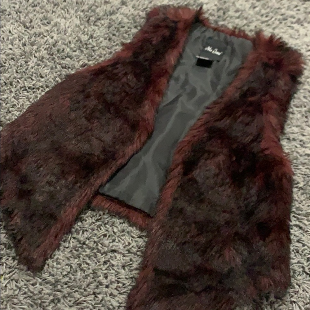 Adorable Faux fur vest